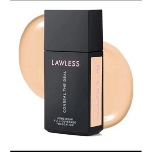 Lawless Foundation Conseal The Deal Long-Wear Full-Coverage Shade Sand 1 oz New